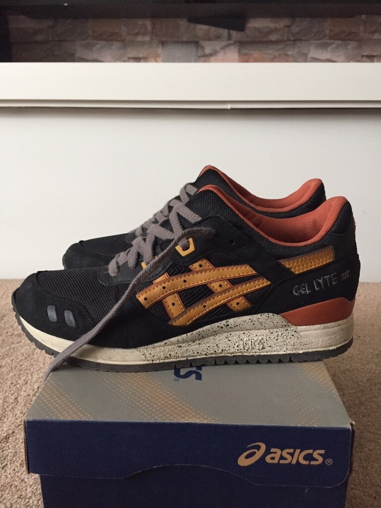 asics u gel lyte 3 black tan